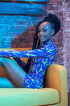Blue Flame Dress - Riot Nation 