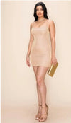 Gold Shimmer dress - Riot Nation 